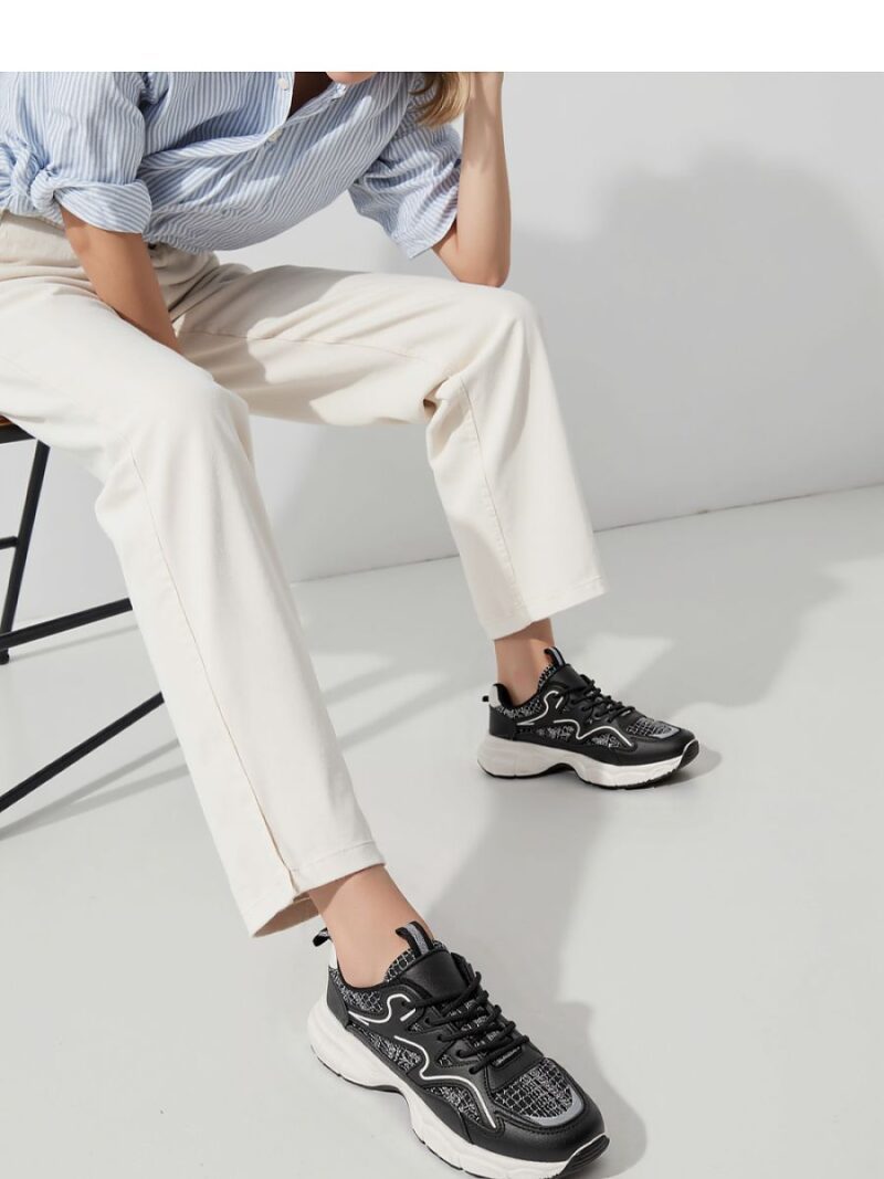 Damskie Sneakersy STELLAR ? Black - Inello - obrazek 3