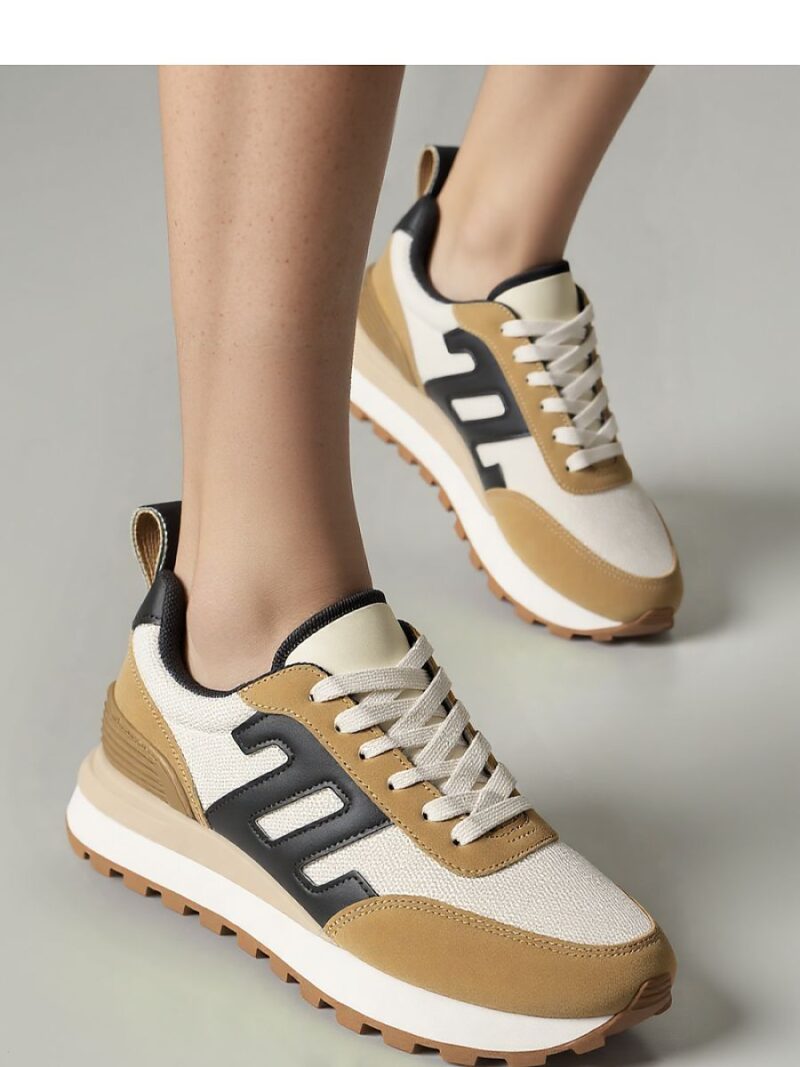 Damskie Sneakersy VENTO ? Black/Camel - Inello - obrazek 2