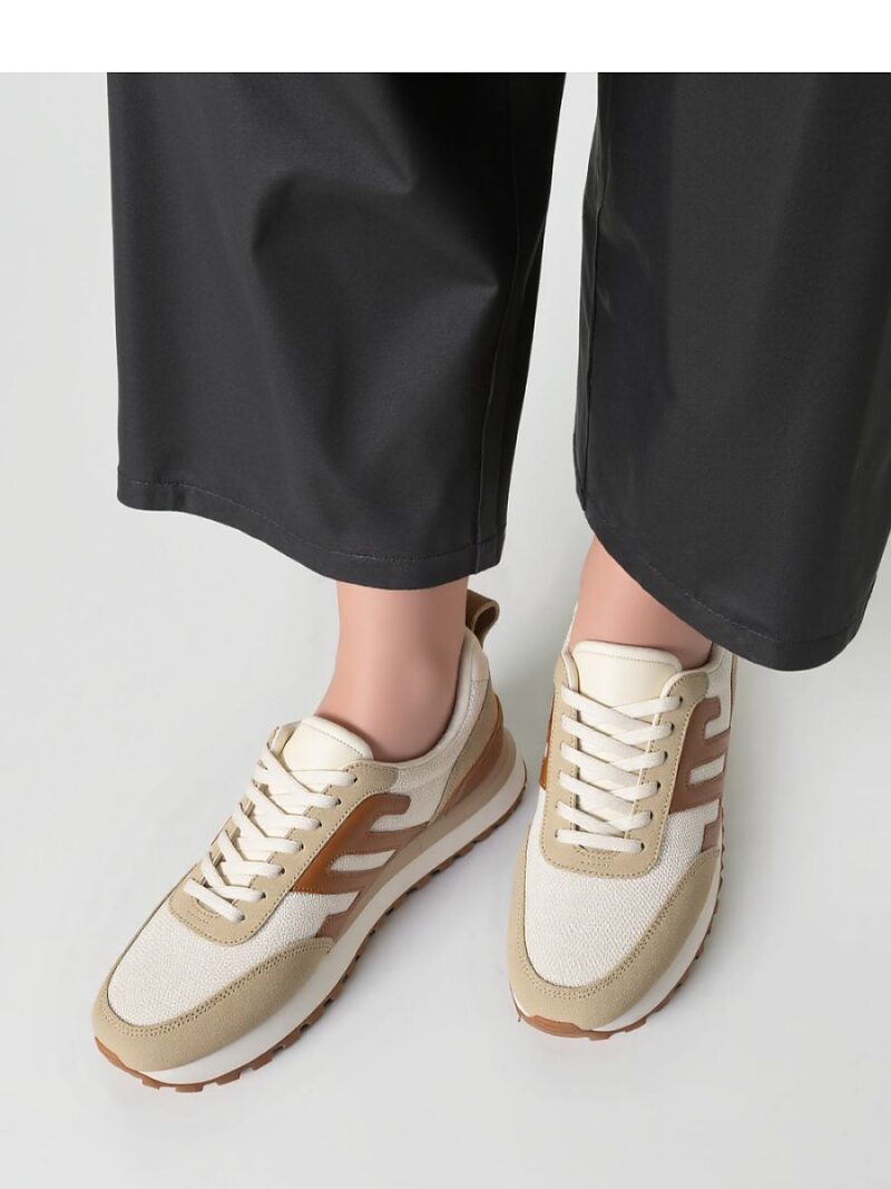 Damskie Sneakersy VENTO ? Beige - Inello - obrazek 3