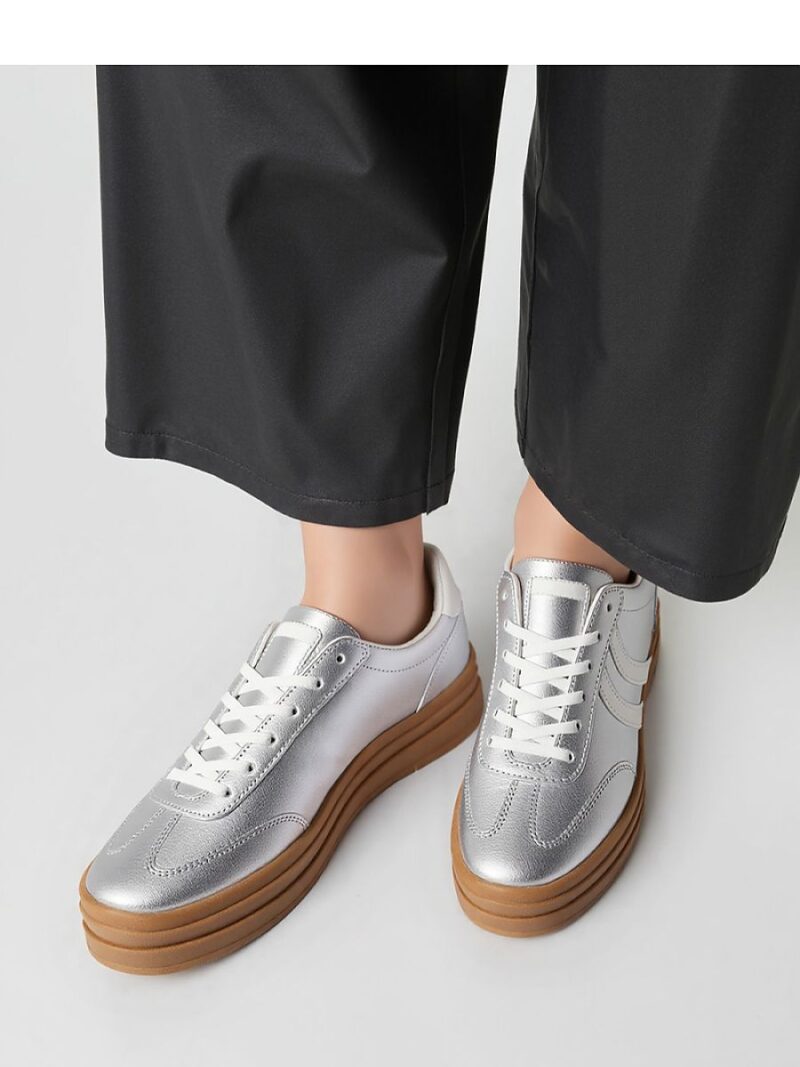 Damskie Sneakersy LUMI Silver - Inello - obrazek 3