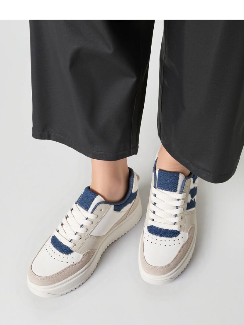 Damskie Sneakersy NORVIN ? White/Blue - Inello - obrazek 2