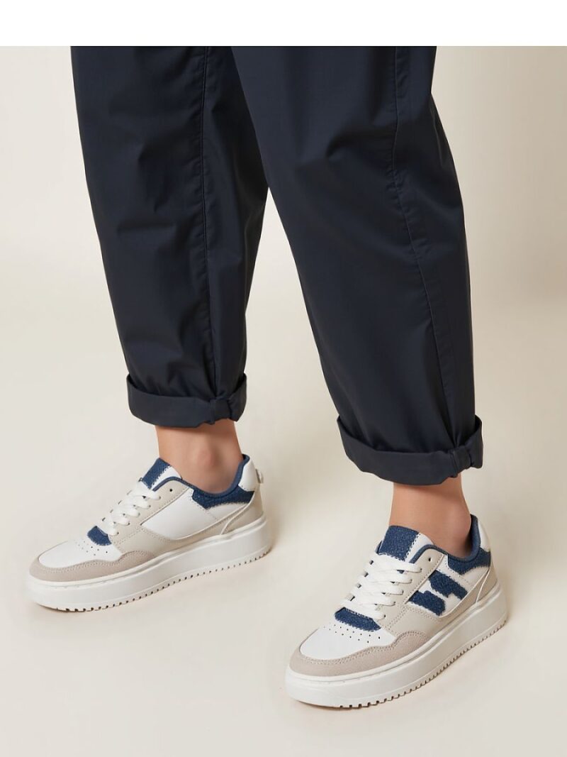 Damskie Sneakersy NORVIN ? White/Blue - Inello - obrazek 4