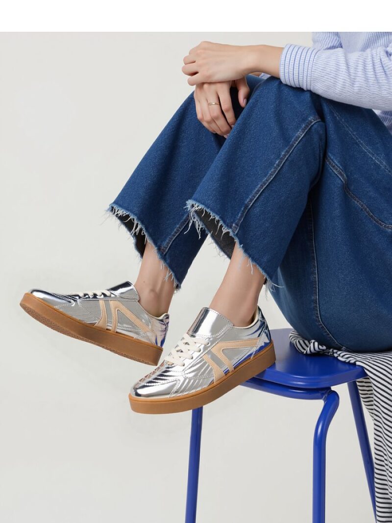 Damskie Sneakersy XERON ? SILVER - Inello - obrazek 3