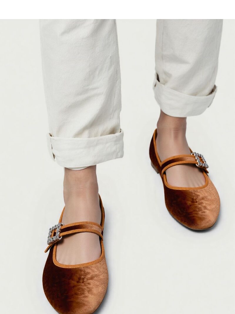 Damskie Baleriny FINDLAY ? CAMEL - Inello - obrazek 2