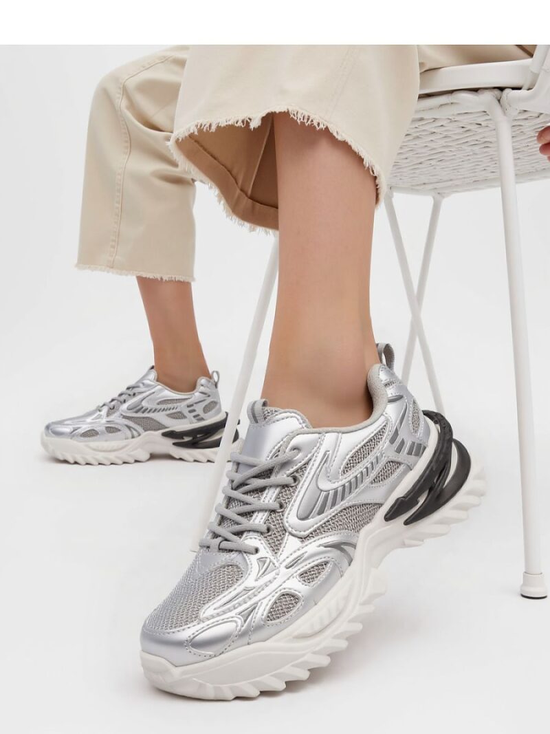 Damskie Sneakersy ZERON SILVER - Inello - obrazek 2
