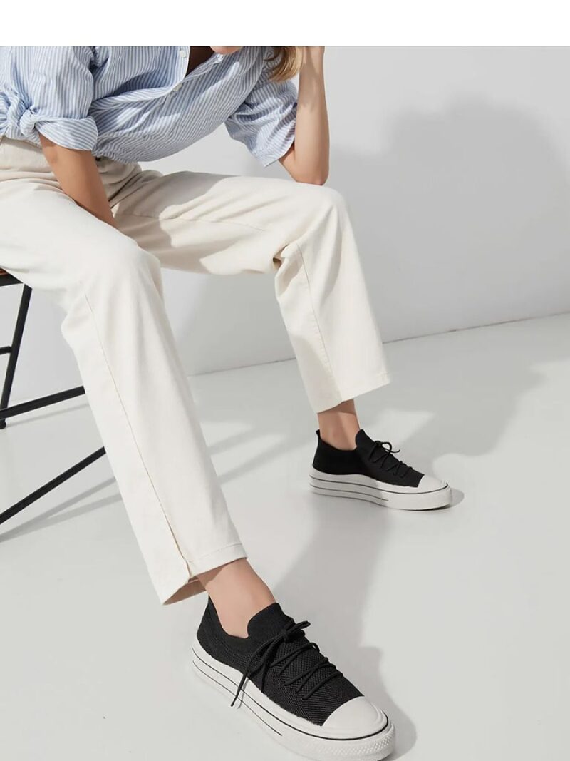 Damskie Sneakersy ZELMA BLACK - Inello - obrazek 3