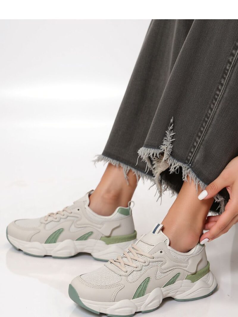Damskie Sneakersy VARLON GREEN - Inello - obrazek 2