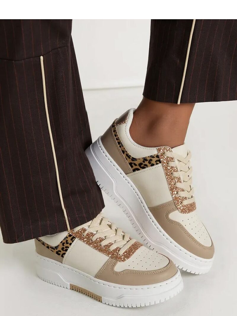 Damskie Sneakersy ASTRYA KHAKI - Inello