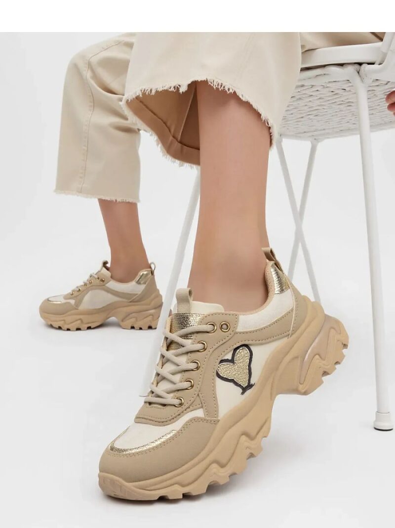 Damskie Sneakersy SOLARA KHAKI - Inello