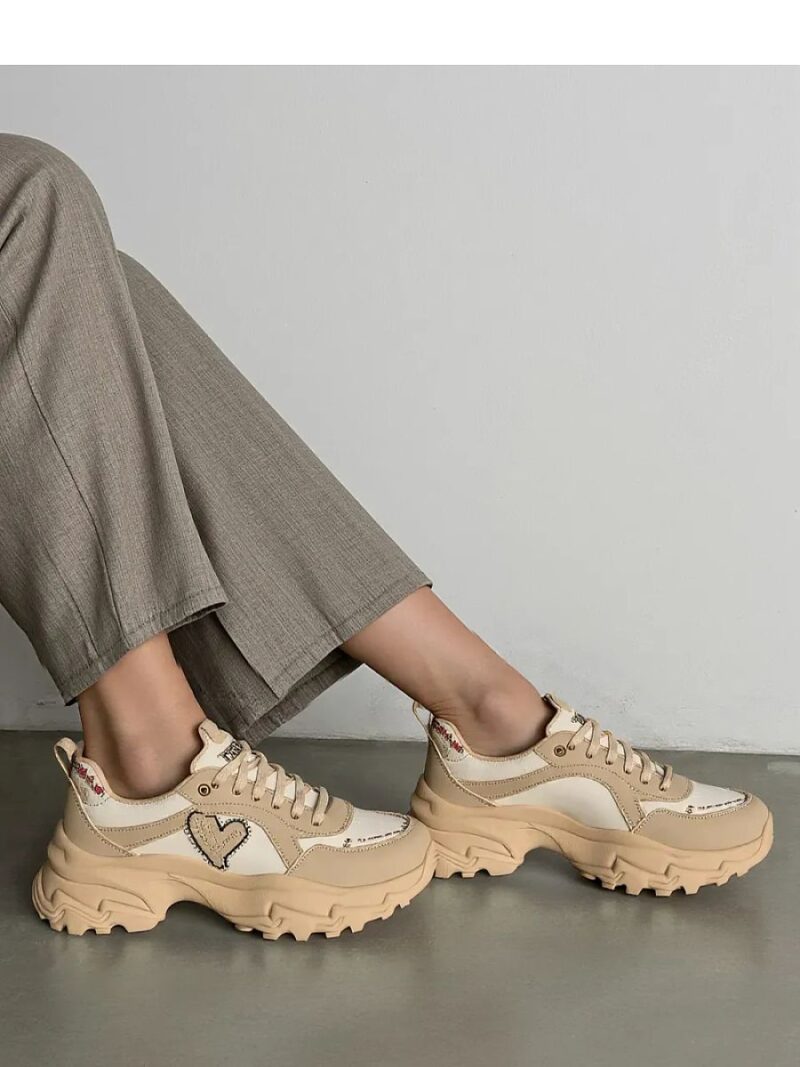 Damskie Sneakersy SOLARA KHAKI - Inello - obrazek 2