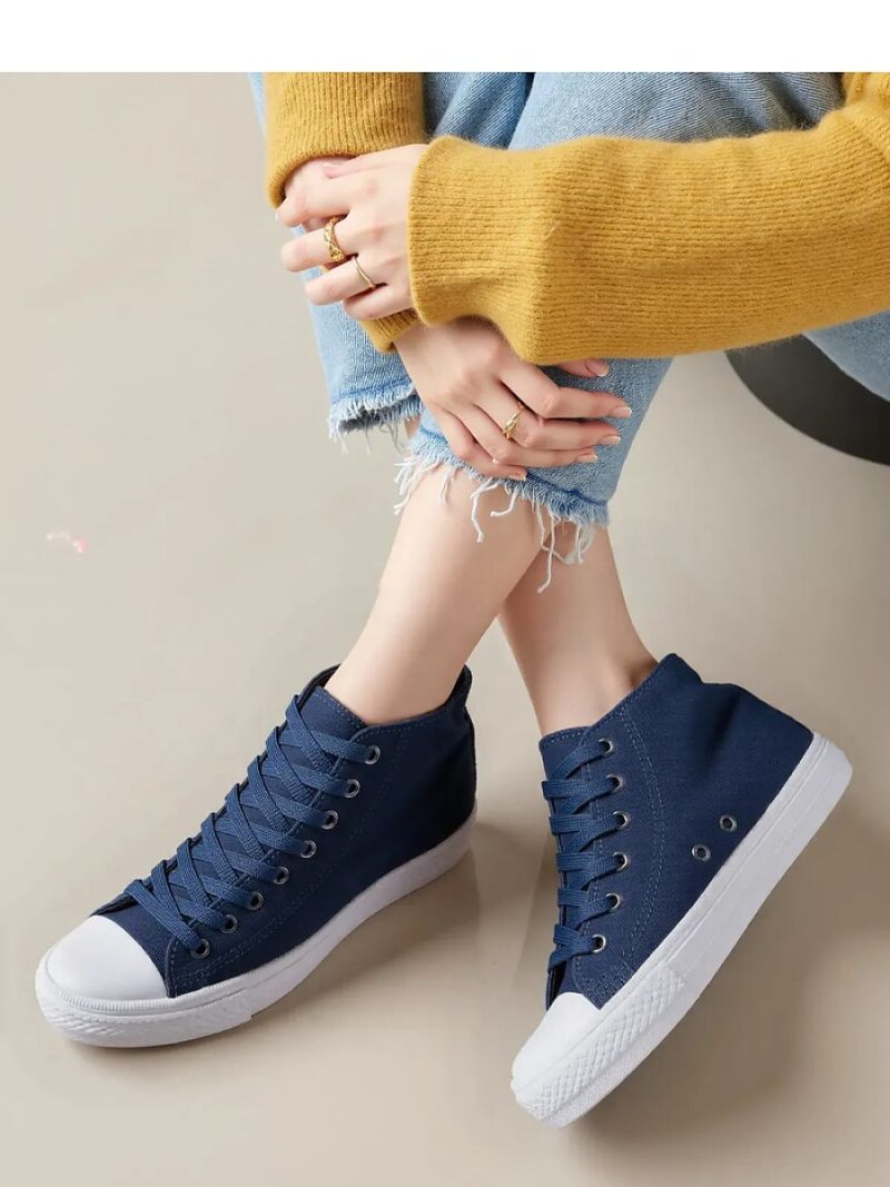 Damskie Trampki LIVIO NAVY - Inello
