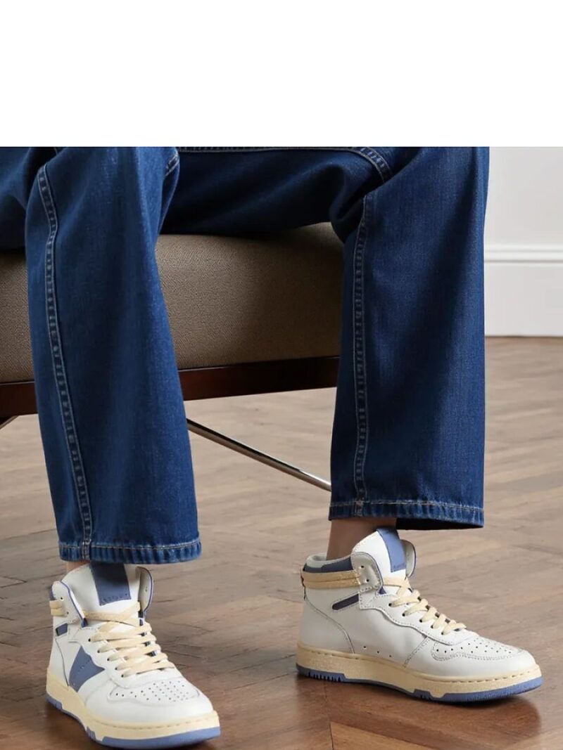 Damskie Sneakersy Wysokie RUBIO BLUE - Inello - obrazek 4