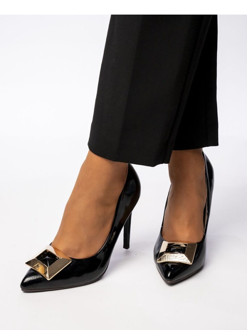 Damskie Czółenka PRESTIGE BLACK - Inello - obrazek 3