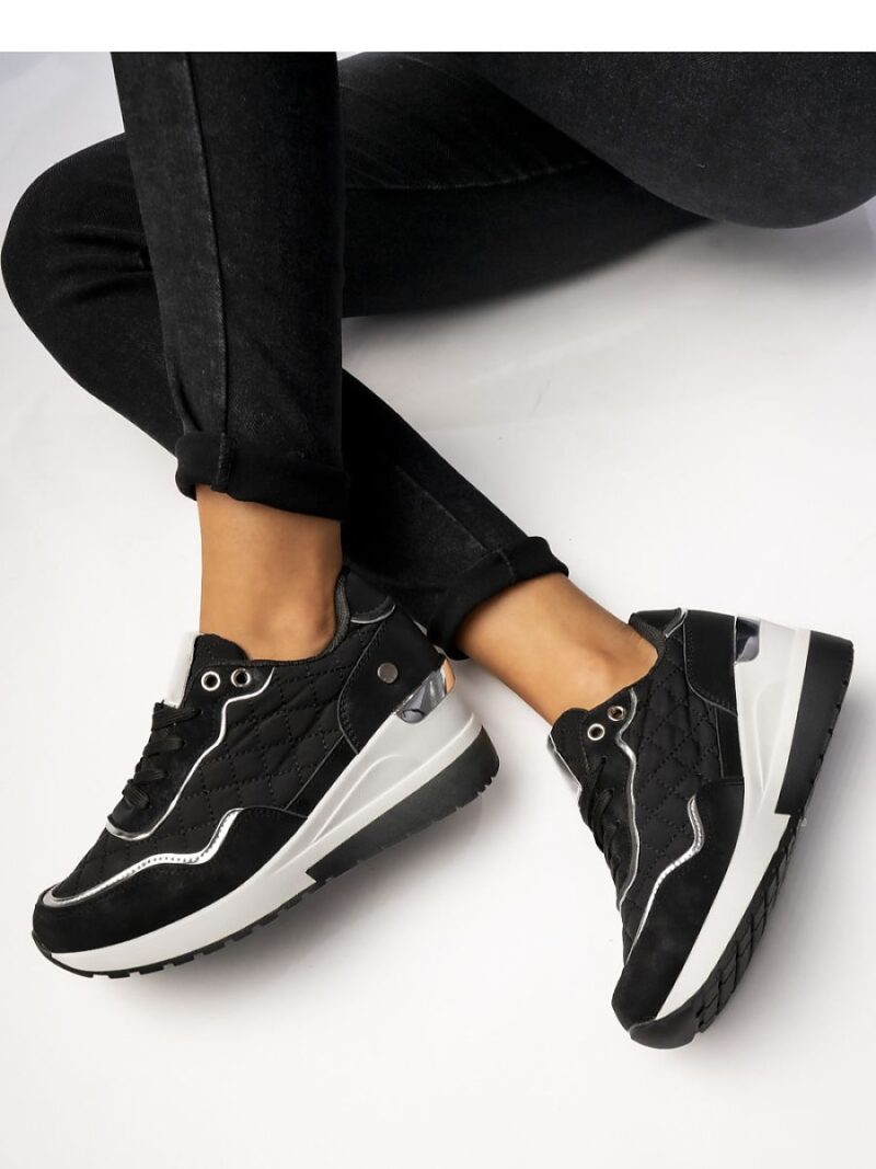 Damskie Sneakersy VELTARA BLACK - Inello - obrazek 4