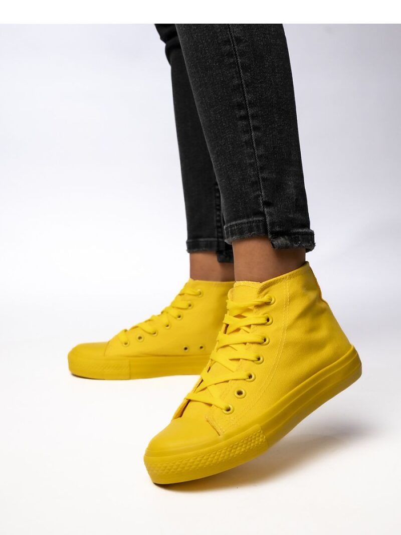 Damskie Trampki SOLIS YELLOW - Inello