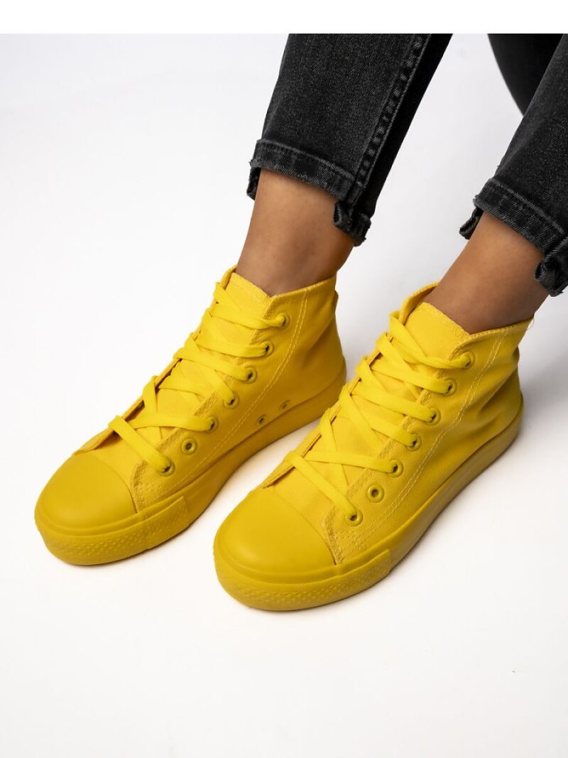 Damskie Trampki SOLIS YELLOW - Inello - obrazek 2