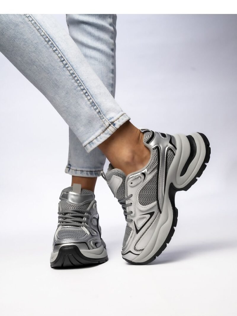Damskie Sneakersy ASTORIA SILVER/GREY - Inello