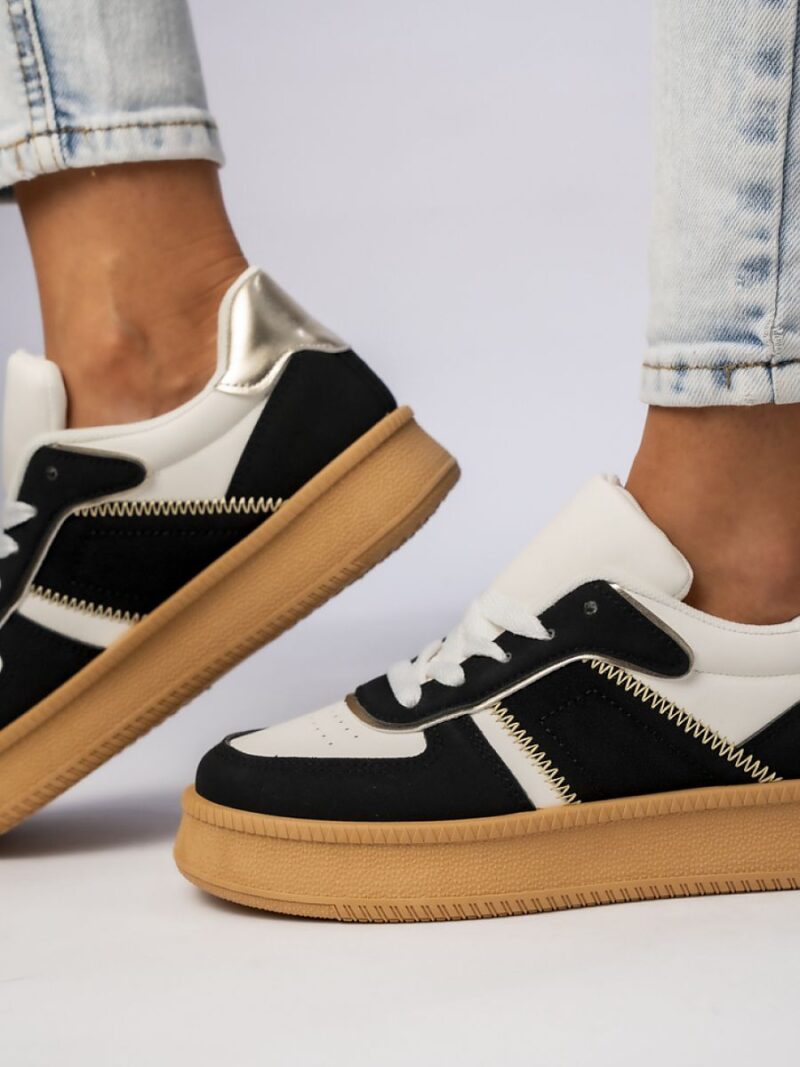 Damskie Sneakersy DULXO BLACK - Inello - obrazek 4