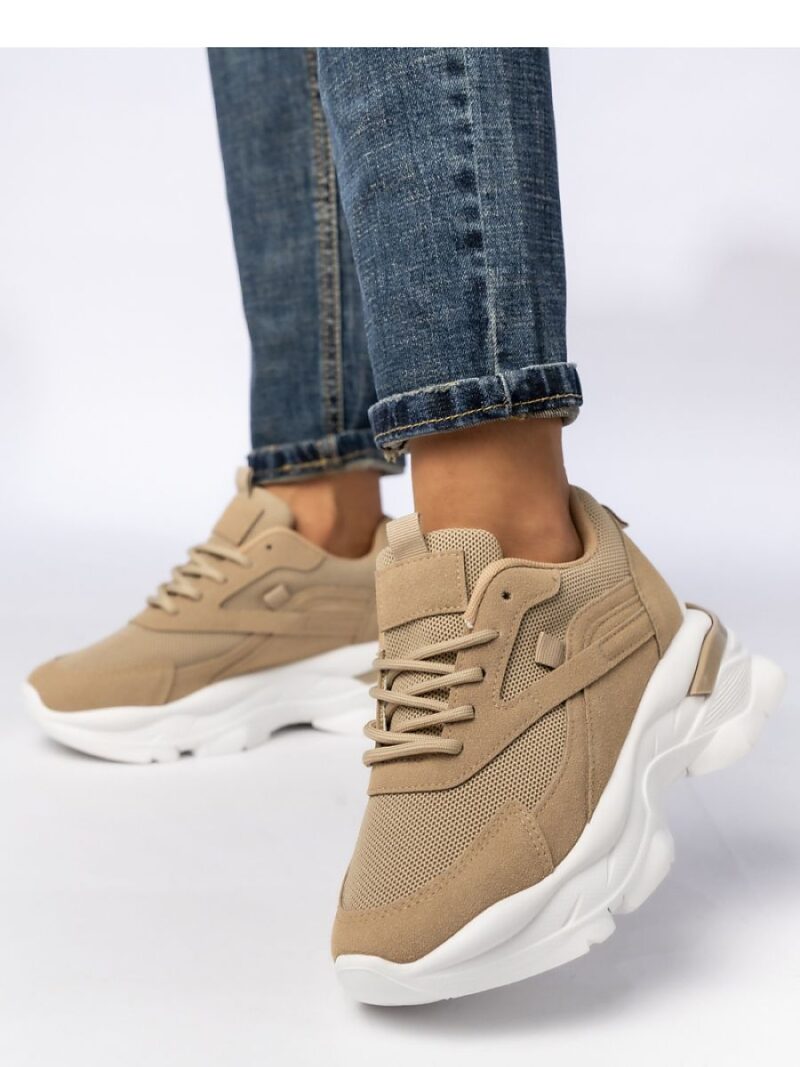 Damskie Sneakersy ZIRANA KHAKI - Inello