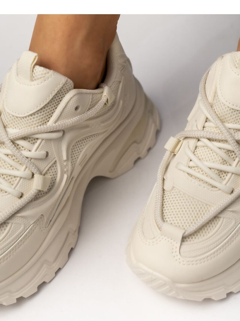 Damskie Sneakersy VELARA BEIGE - Inello - obrazek 4