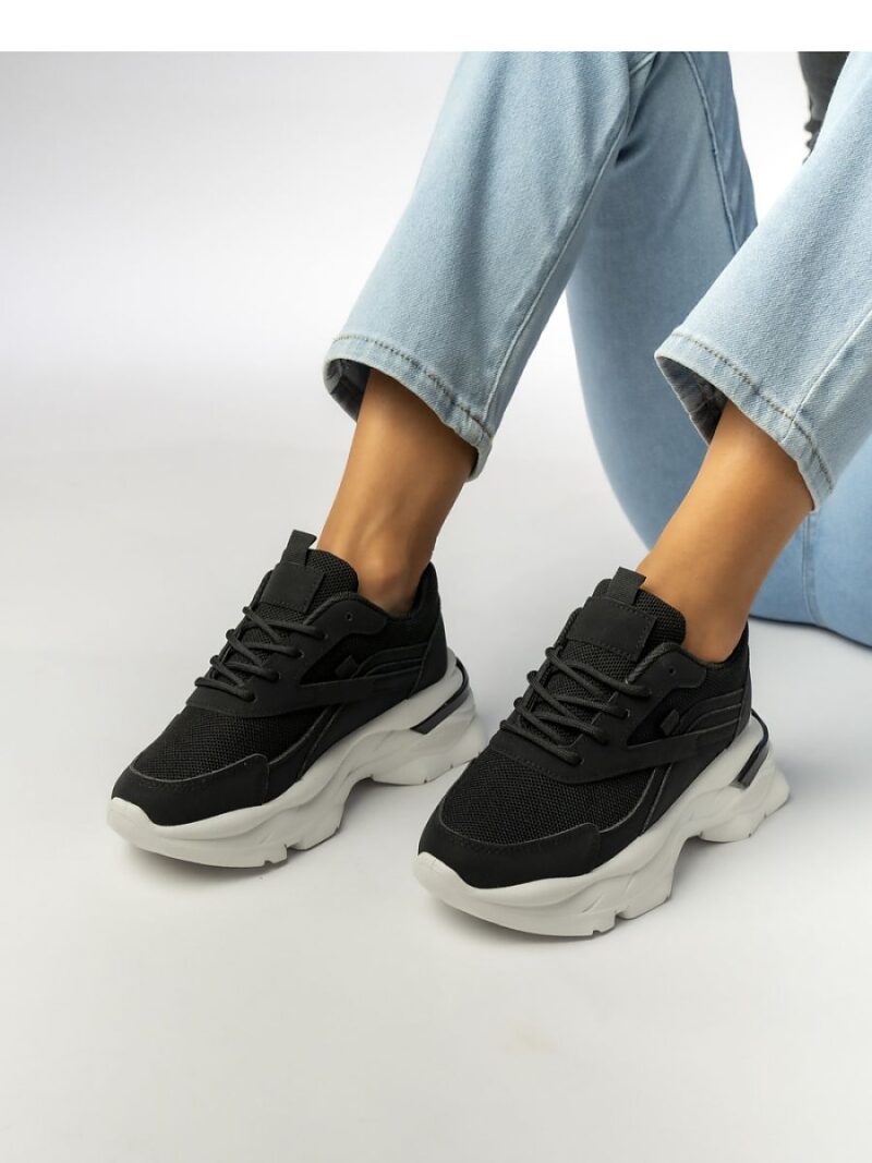 Damskie Sneakersy ZIRANA BLACK - Inello - obrazek 2