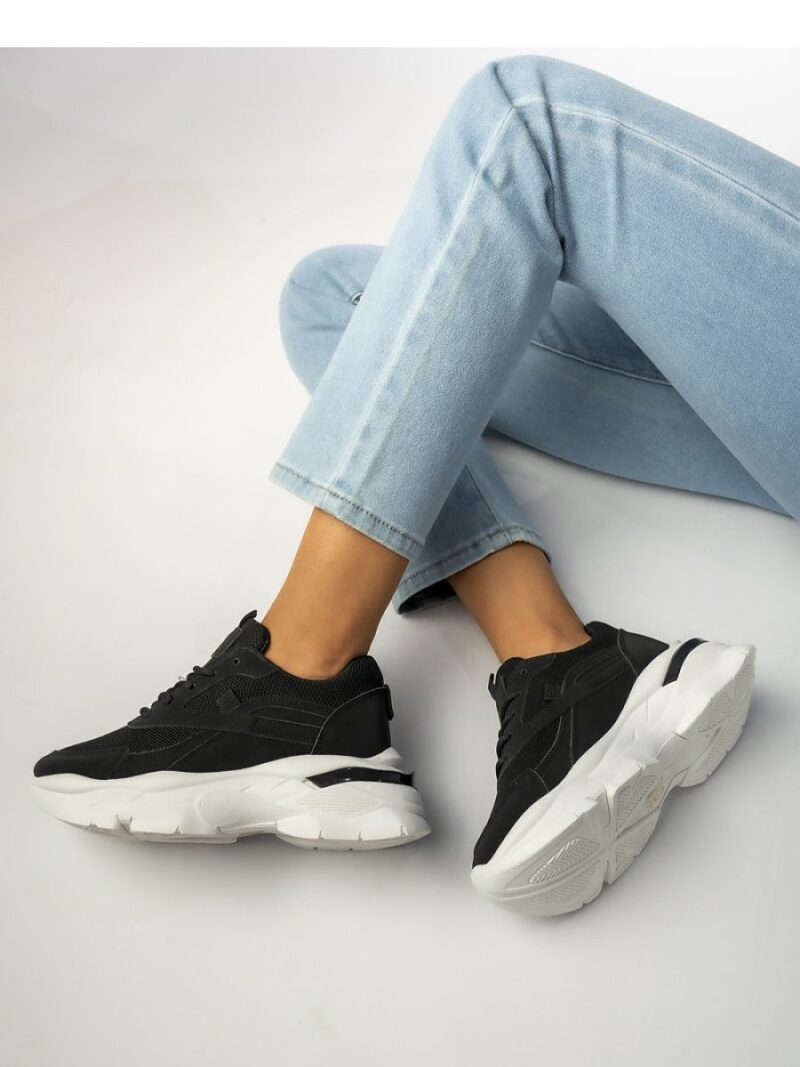 Damskie Sneakersy ZIRANA BLACK - Inello - obrazek 3