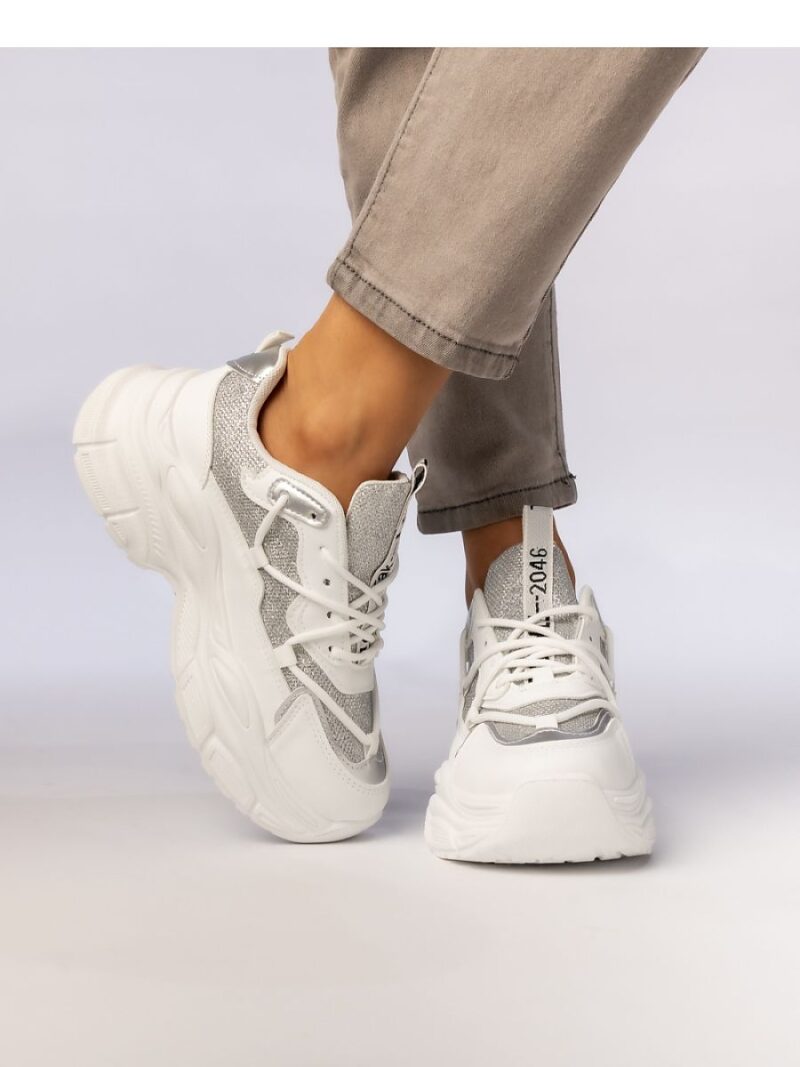 DAMSKIE SNEAKERS VIVIAN WHITE - Inello