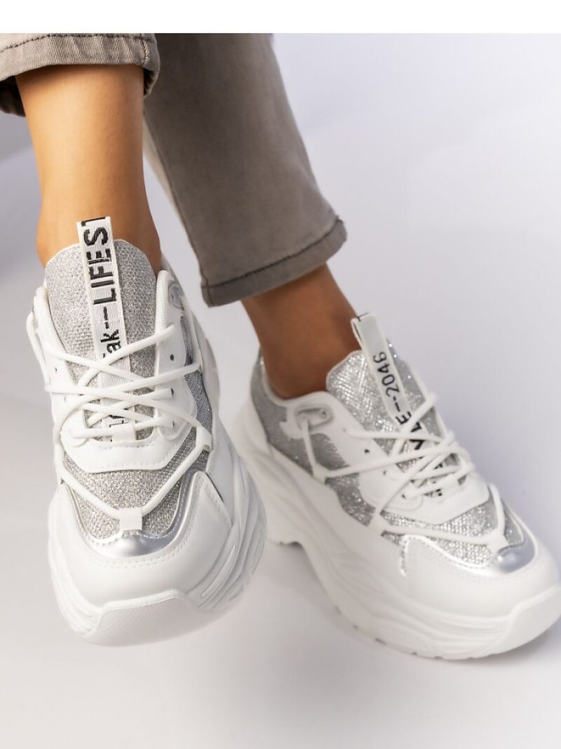 DAMSKIE SNEAKERS VIVIAN WHITE - Inello - obrazek 3