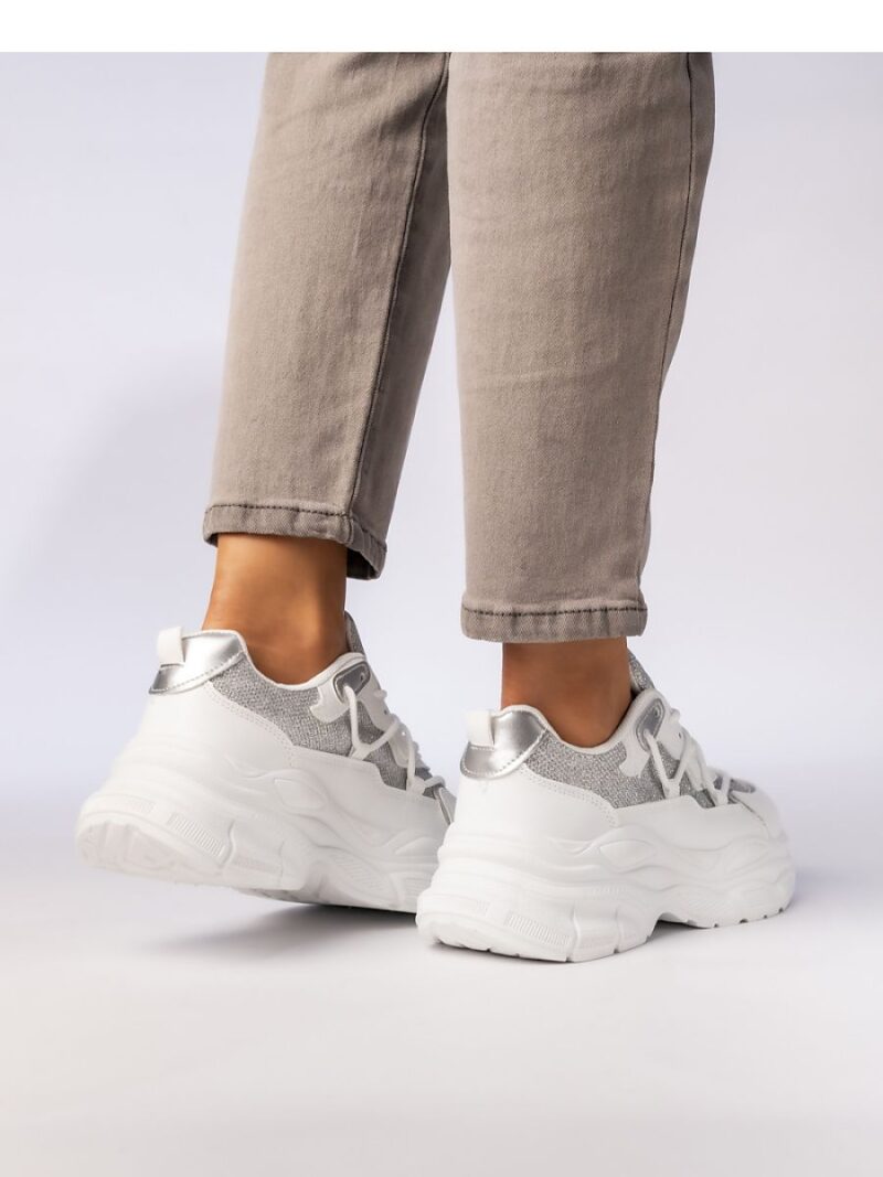 DAMSKIE SNEAKERS VIVIAN WHITE - Inello - obrazek 4