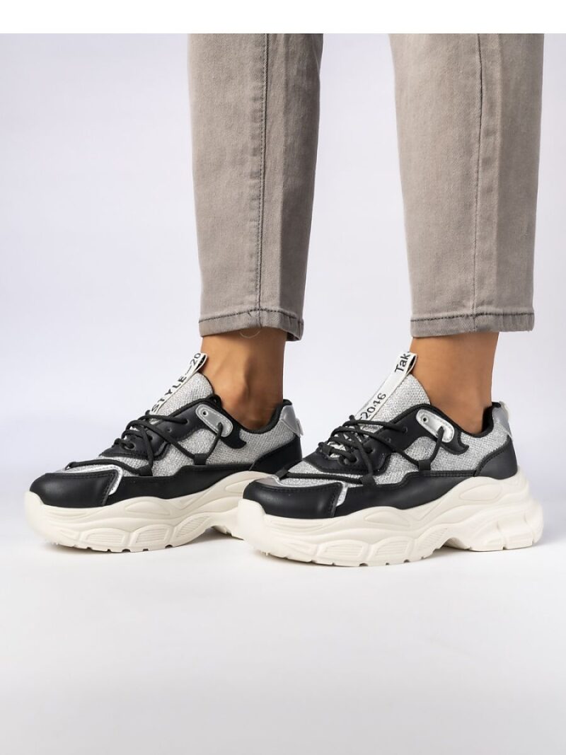 DAMSKIE SNEAKERS VIVIAN BLACK - Inello