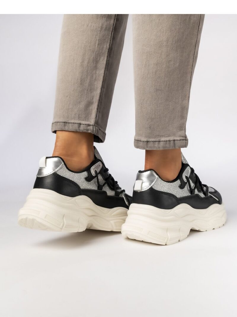DAMSKIE SNEAKERS VIVIAN BLACK - Inello - obrazek 3