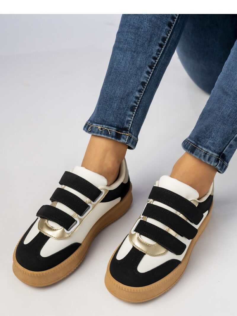 Damskie Sneakersy ? Czarne AURORA BLACK - Inello - obrazek 2