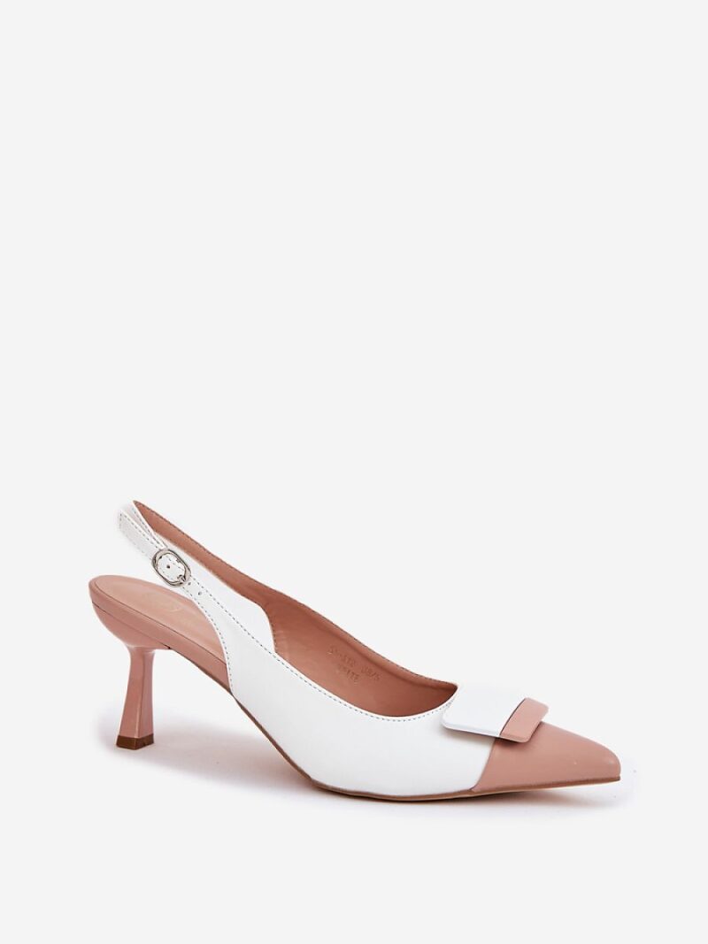 Szpilki Model Ottoles 55-A12 White - Step in style - obrazek 2