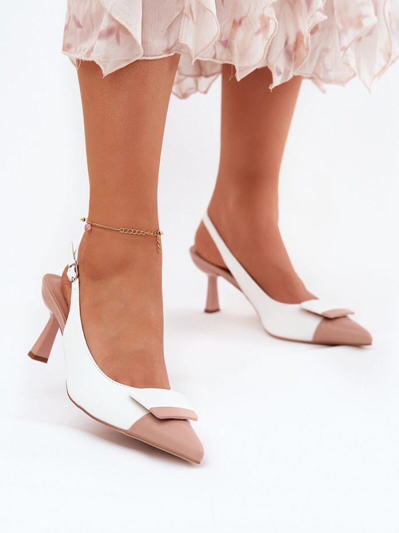 Szpilki Model Ottoles 55-A12 White - Step in style - obrazek 3