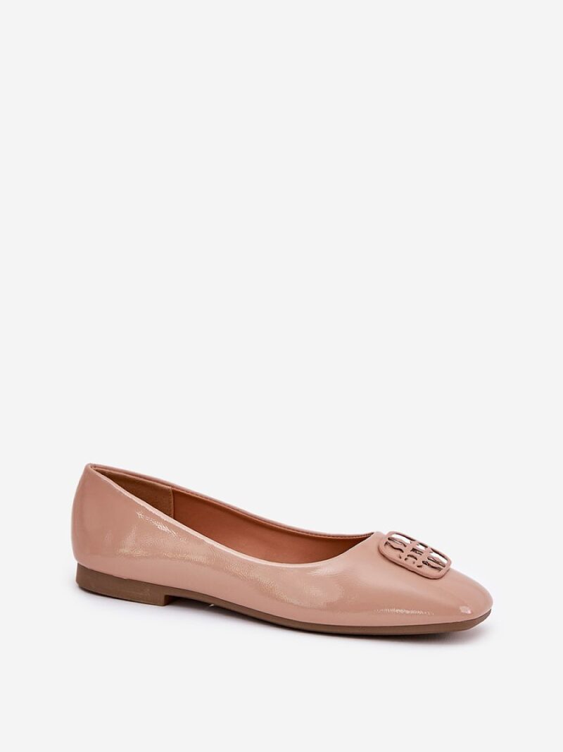 Baleriny Model Vinceza 17377 Beige - Step in style - obrazek 2