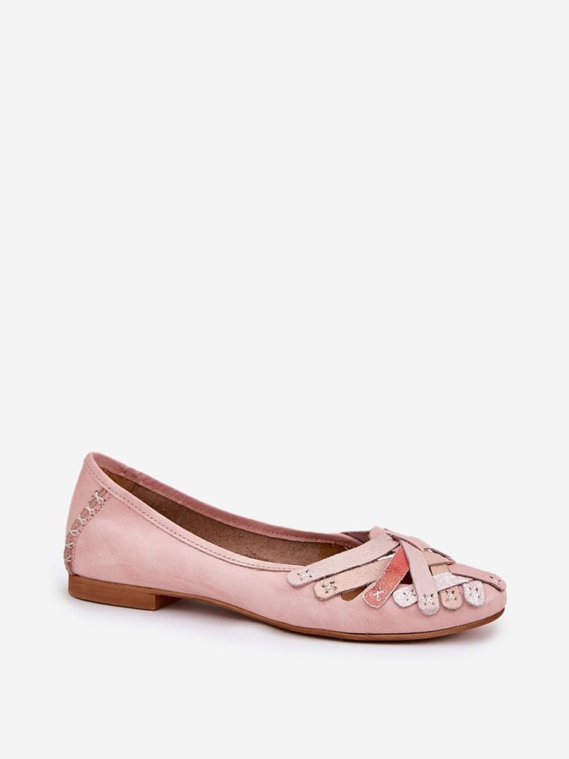 Baleriny Model Maciejka 01358-51 Pink - Step in style - obrazek 2