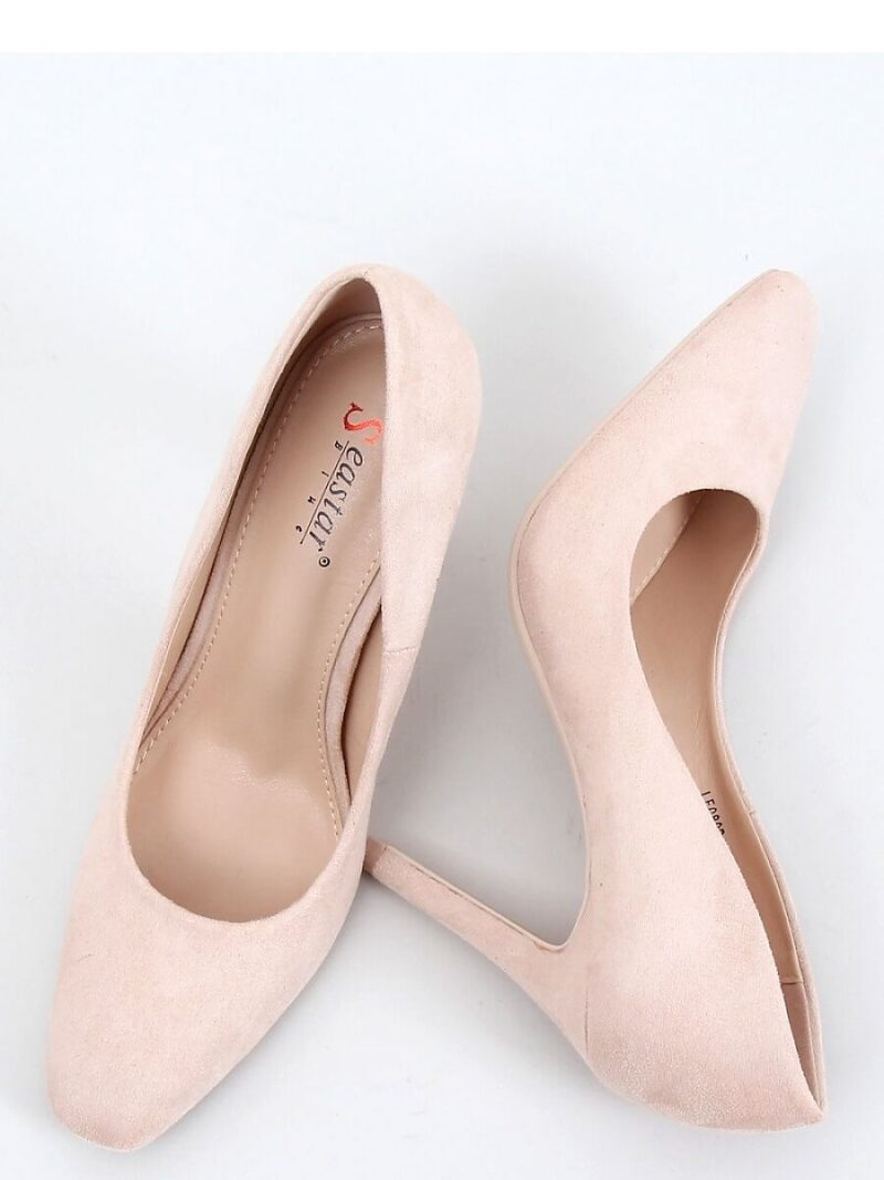 SZPILKI DAMSKIE BEŻOWE LE080P BEIGE - Inello