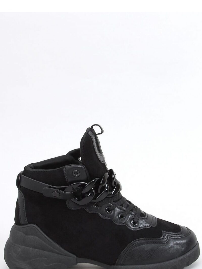 Buty sportowe z odpinanym łańcuchem PERI BLACK - Inello - obrazek 4