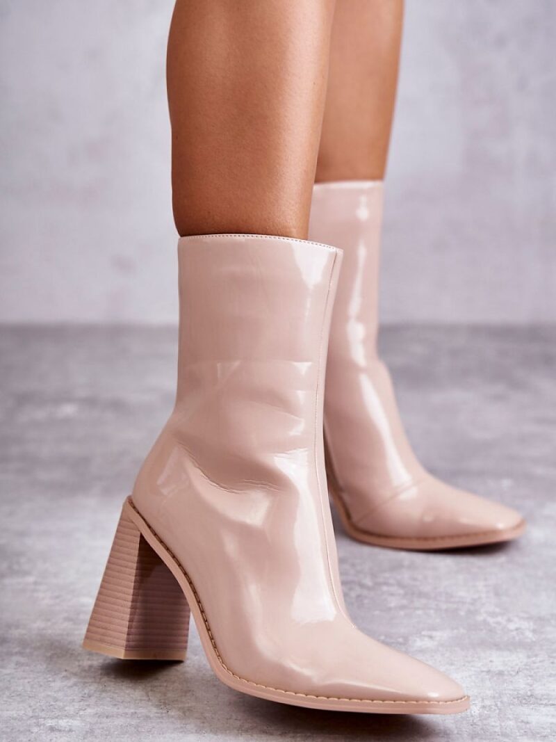Botki Model Margit C-229 Beige - Step in style