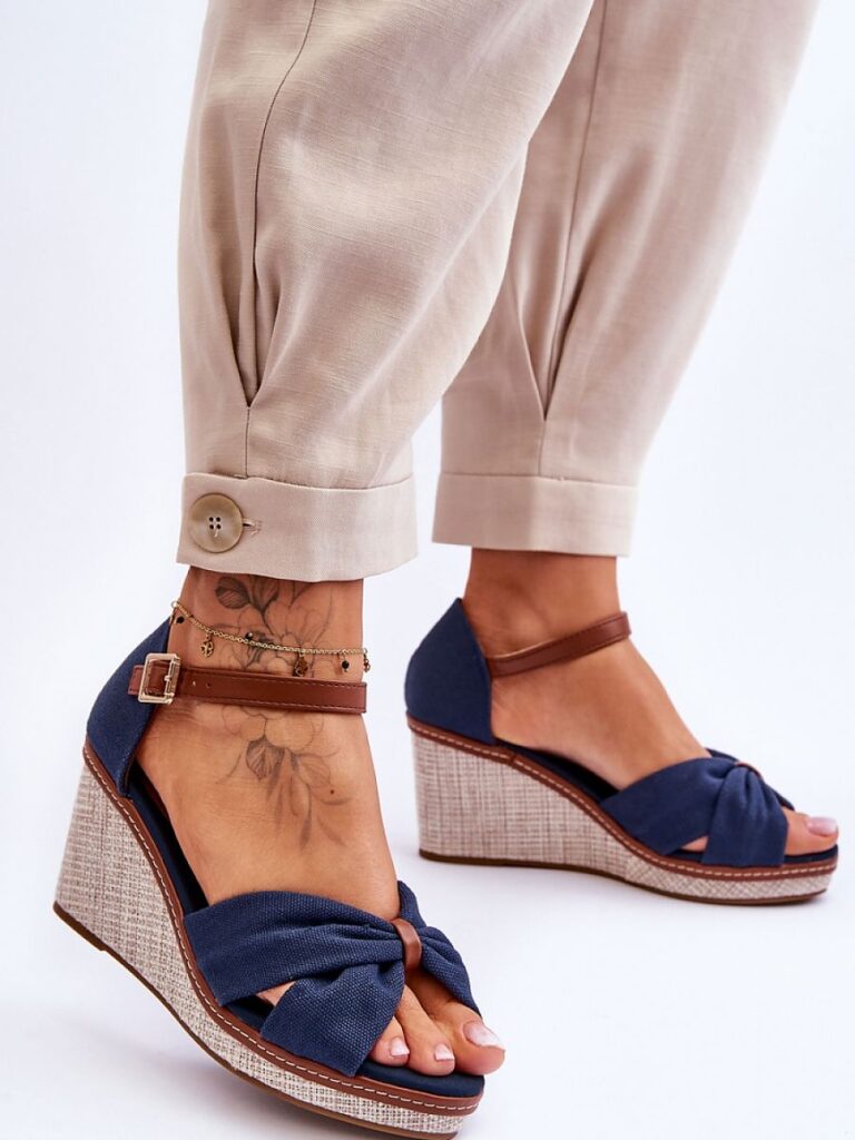 Sandały Model Daphne M338 Navy - Step in style