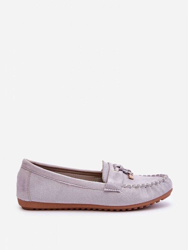 Mokasyny Model Good Time ZA28P Grey - Step in style - obrazek 2