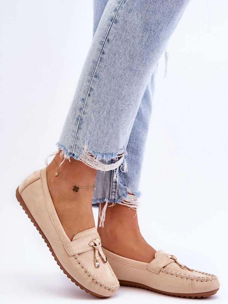 Mokasyny Model Good Time ZA28P Beige - Step in style