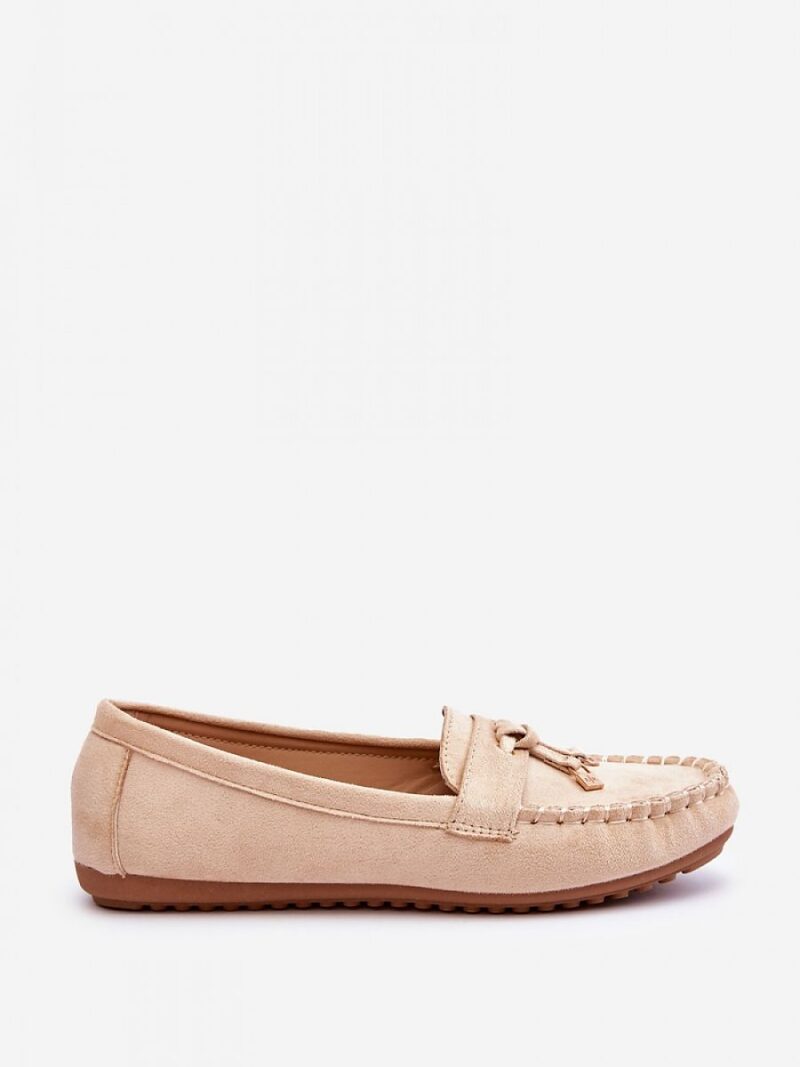 Mokasyny Model Good Time ZA28P Beige - Step in style - obrazek 2