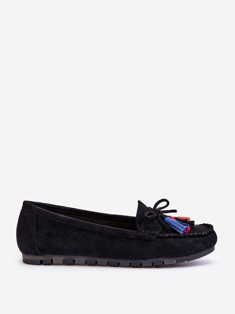 Mokasyny Model Dorine GS37 Black - Step in style - obrazek 2