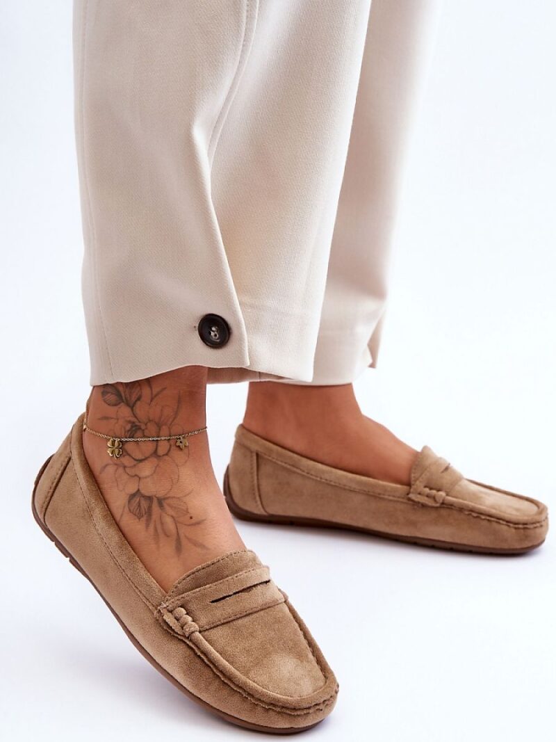 Mokasyny Model Lenvie FT245 Brown - Step in style - obrazek 3