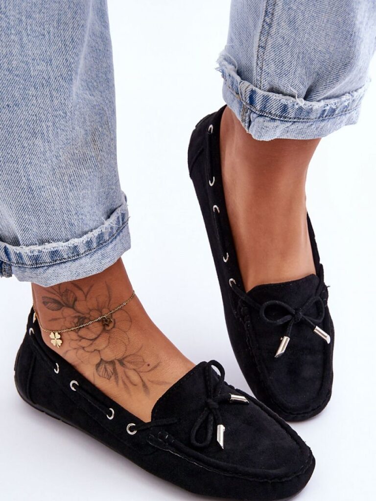 Mokasyny Model Si Passione FT246 Black - Step in style
