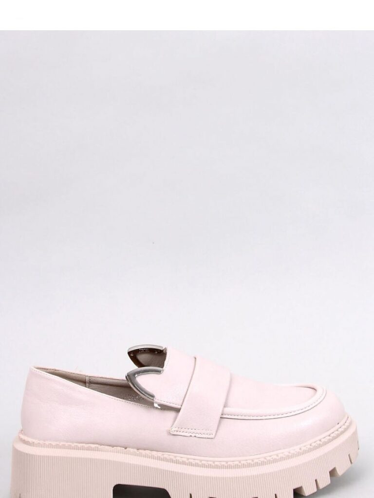 Mokasyny na platformie z uszkami BUNNIES BEIGE - Inello