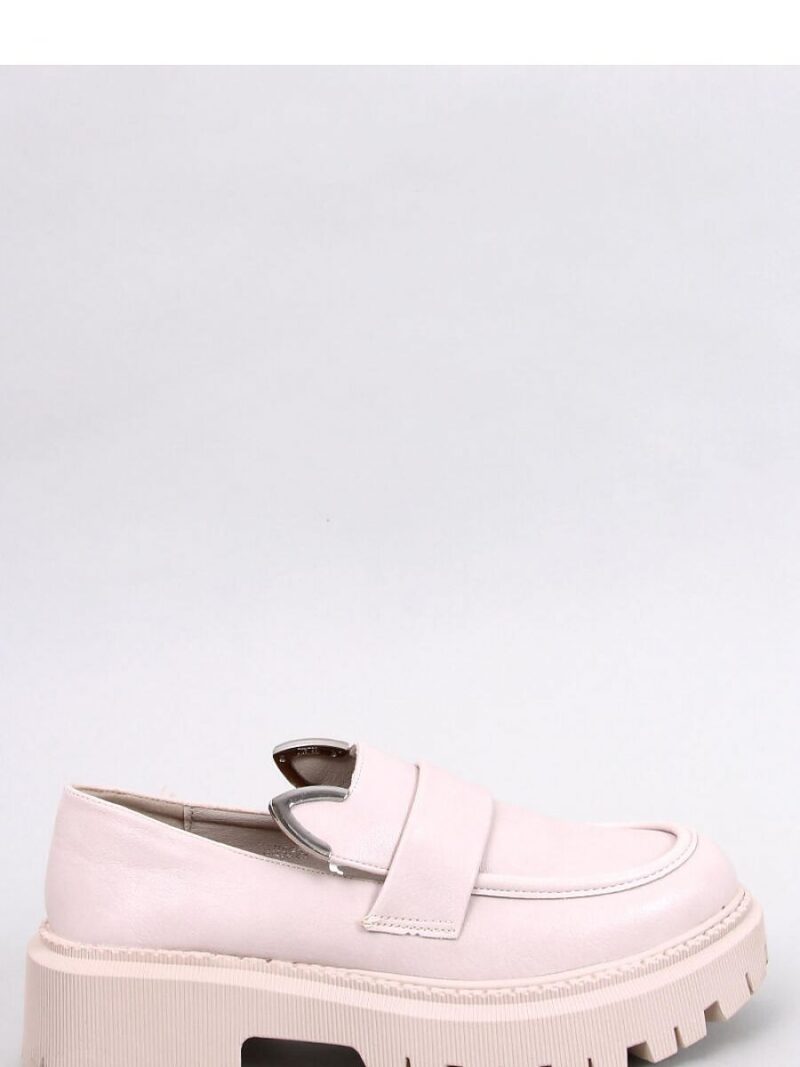 Mokasyny na platformie z uszkami BUNNIES BEIGE - Inello
